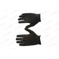 Перчатки Нейлон черные Микроточка 12 пар