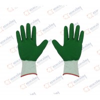 Перчатки Зеленые стекольщ INTERTOOL (12шт)